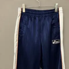 アシックス　トラックジャージパンツ(M)ネイビー給水速乾　トレーニングウェア