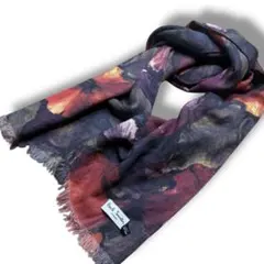 paul smith ストール 花柄 総柄　ウール