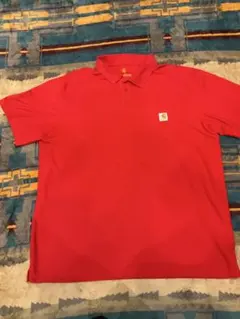Carhartt ポロシャツ レッド 2XL TALL オーバーサイズのサムネイル