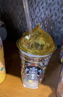 美品レア スターバックス　ホイップリッド　グラスカップアイスクリーム　ジェラット