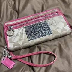 COACH Poppy 長財布 リストレット付きのサムネイル