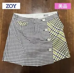 美品　ZOY ゴルフ レディース スカート チェック柄 40のサムネイル