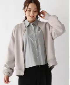 グローバルワーク　ライトクッションZIP ブルゾン