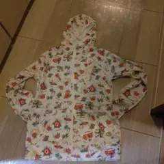 OP 花柄 サーフィン柄　フード付き　ラッシュガード　M　オーシャンパシフィック