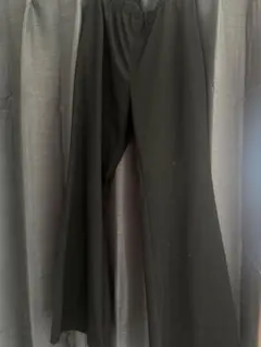 GU ブラック フレアパンツ Lサイズ