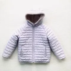 ギャップ　リバーシブル　キッズハーフコート　パープル＆ピンク　ボア裏　120