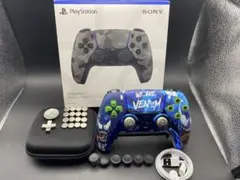 PS5コントローラーDualSenseフルカスタムVENOM Edition