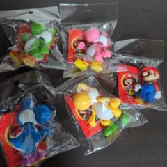 【5個セット】スーパーマリオ　スイングマスコット