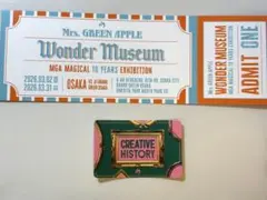 Mrs. GREEN APPLE Wonder Museum 入場券＆ステッカー