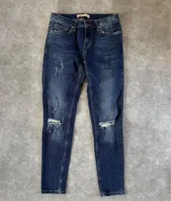 ZARA BASIC ザラ Z1975 ダメージ加工 デニム