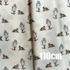 USAコットン RJR Fabrics シーチングプリント きつね 1.1M