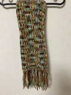 ニットマフラー　カラフル