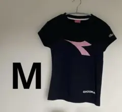 【人気完売】DIADORA レディースTシャツ/ダークネイビーのサムネイル