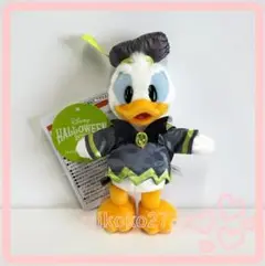 ディズニー・ハロウィーン　2025　ぬいぐるみバッジ　ドナルド