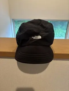 THE NORTH FACE ブラックランニングキャップ