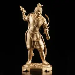 海洋堂　カプセルQ 日本の至宝　仏像立体図録　執金剛神　金箔雅趣カラー　ガチャ