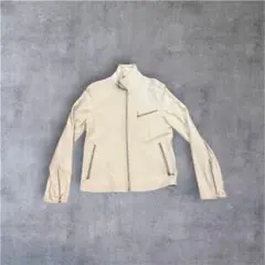 archive レザージャケット 古着 ホワイト