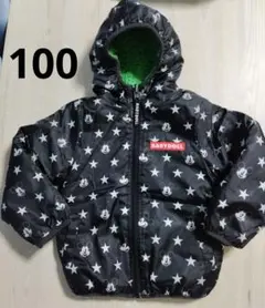 100cm　BABYDOLL　ベビードール　アウター　ミッキー　黒　緑