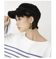 Healthknit ボアバルーンキャップ NANO universe