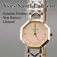 イヴサンローラン YSL オクタゴン 2200-241762 美品 稼動品 イヴサンローラン YSL オクタゴン 2200-241762 美品 稼動品