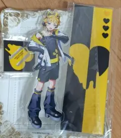 桜ミク　くじ　F賞　背景パーツ付きクリアスタンド　鏡音レン