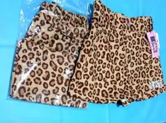 新品タグ付き　ヒョウ柄レオパード柄　ショートパンツ &レッグウォーマー　コギャル
