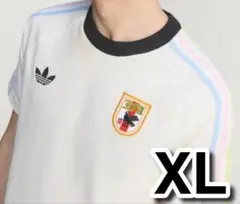 サッカー　日本代表 アウェイ アディダス Tシャツ 白 XL 新品】サッカー 日本代表 アウェイ アディダス Tシャツ XLサイズ 白