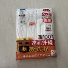 綿100% 厚地 下着 2枚組 L-94