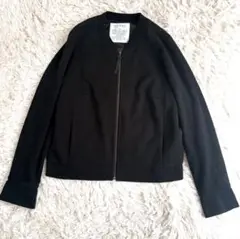 NEMIKA レリアン ジップアップ ブルゾン ブラック XL
