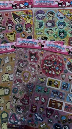 サンリオキャラクターズ　キラッとシール　５枚セット　新品未開封　マイメロディ