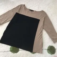 [LAUTREAMONT] カラーブロック カットソー 五分袖　サイズ 36