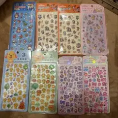 ぷくぷくシール ディズニー その他 8枚セット まとめ売り