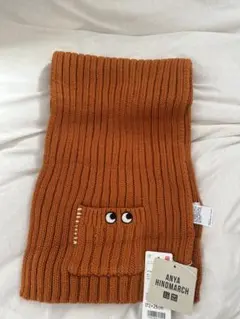 ANYA HINDMARCH オレンジ マフラー 172x25cm