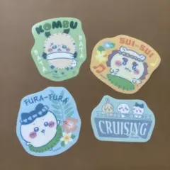 ちいかわ 映画 ダイカットステッカー付きグミ 4枚セット