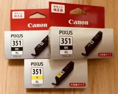 Canon PIXUS BCI-351XL BK Y インク 3個セットのサムネイル