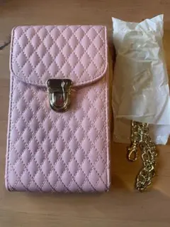 スマホショルダー スマホポーチ ショルダーバッグ ピンク