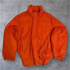 ダウンジャケットオレンジ