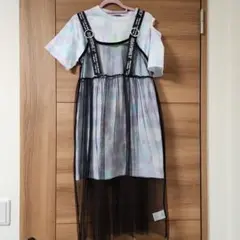 ANAP GIRL 　Sサイズ(　145～155cm)　チュール付きワンピース