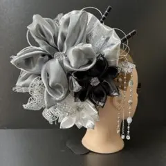 髪飾り・簪・成人式・結婚式・つまみ細工・豪華・ド派手・振袖・花魁・キラキラ・蝶