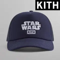 新品KITH×Star Wars　上品ネイビーボックスロゴメッシュキャップ　希少 2025年最新】kith starwars capの人気アイテム - メルカリ
