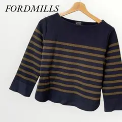 フォードミルズ ボーダーカットソー ボートネック カジュアル 【M】 秋