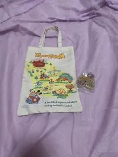 ディズニーランド　トゥーンタウン　ポーチ　バック　新品 未使用 未開封 301-2397-1.jpg