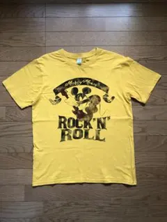 古着　ミッキーマウス　ROCK Tシャツ