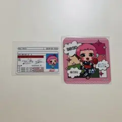 はちでらっ！ PUS 免許証風カード コラボカフェ コースター B!KZO