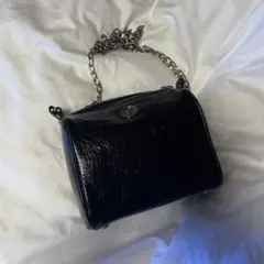 希少 80s コムデギャルソン ノワール チェーンショルダーバッグ 