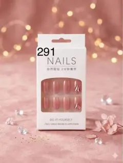 DIY ネイルチップ　24個入り　ピンク系