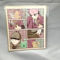 モブサイコ100 くじメイト 探偵Ver. 影山茂夫　影山律　色紙　D-7