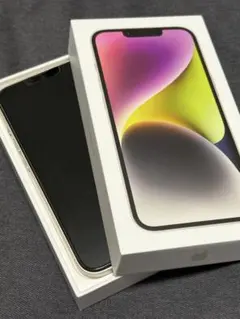 Apple iPhone 14 スターライト(ホワイト) 本体 箱付き