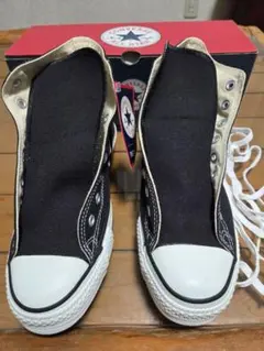 90s USA製CONVERSE ブラック ハイカット デッドストック