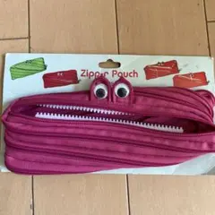 【未使用品】フライングタイガー　モンスターペンケース　ジッパーポーチ